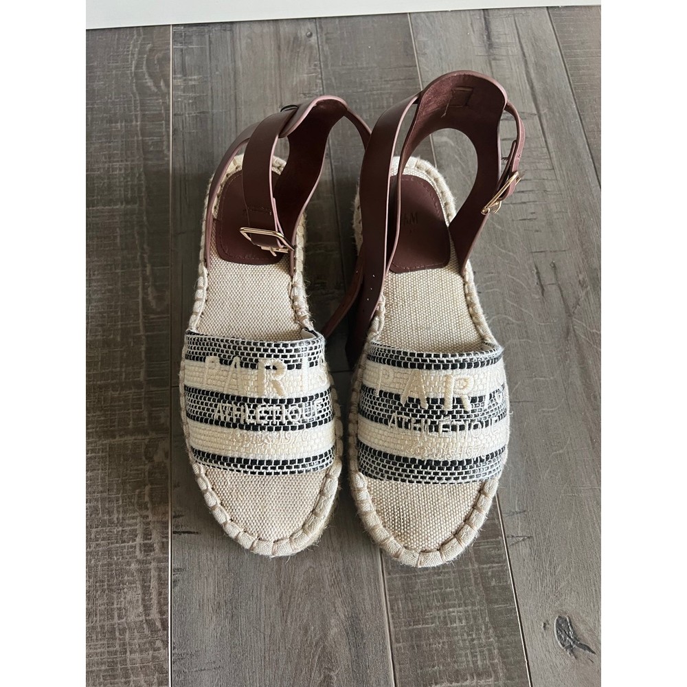 H&M Embroidery-detail espadrilles summer sandals 6